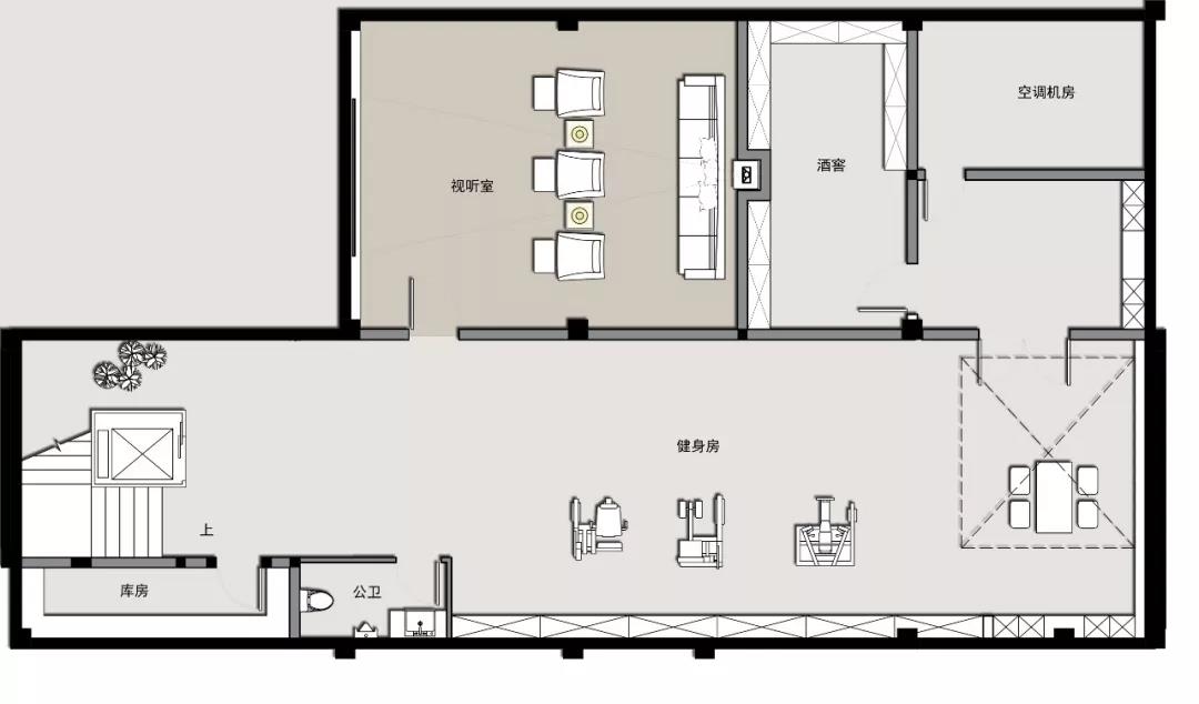 负一层平面设计图 负一层平面设计图